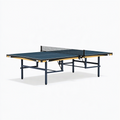 Tischtennistisch 274 x 152.5 x 76 cm dunkelblau mit Stahlgestell klappbar