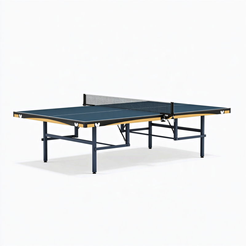 Tischtennistisch 274 x 152.5 x 76 cm dunkelblau mit Stahlgestell klappbar