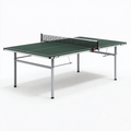 Tischtennistisch 274 x 152.5 x 76 cm Stahl Grün klappbar für Innenbereich